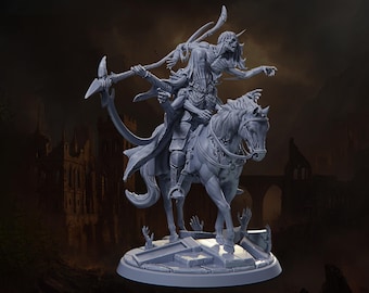 Death, Pale Horseman - Riders of Ruin - Highly Detailed Resin 8k 3D Printed Miniature