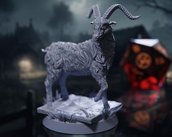 The Black Goat - Harvest of Dread - Highly Detailed Resin 8k 3D Printed Miniature