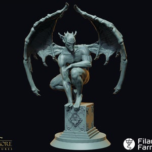 Gargoyle - A Feast of Blood - Highly Detailed Resin 8k 3D Printed Miniature