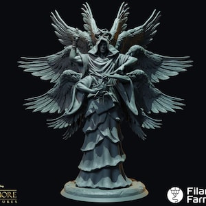 Asmodeus - The Abyss Gazes Also - Highly Detailed Resin 8k 3D Printed Miniature