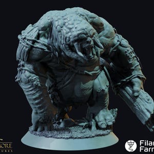 Forest Troll - Whispers in the Swamp - Highly Detailed Resin 8k 3D Printed Miniature