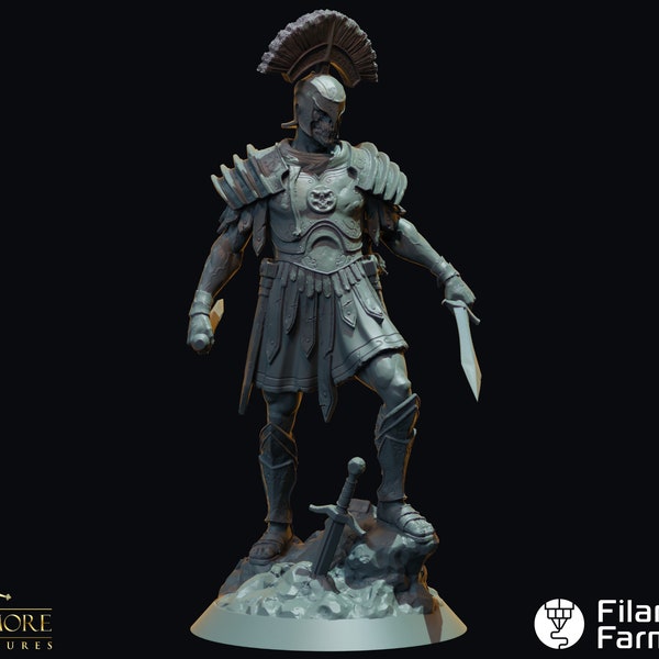 Demon Foot Soldier - The Abyss Gazes Also - Highly Detailed Resin 3D Printed Miniature