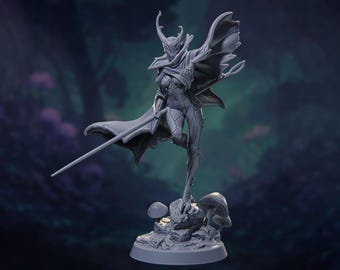 The Red Needle - M (HERO) - The Silk Dynasty - Highly Detailed Resin 8k 3D Printed Miniature