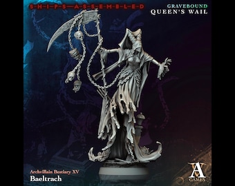 Baeltrach - Gravebound: Queen's Wail - Highly Detailed Resin 8k 3D Printed Miniature