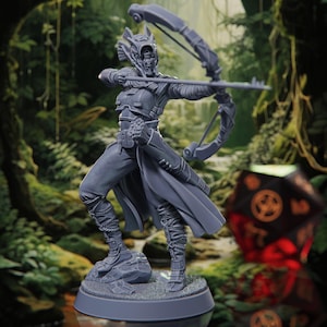 Nav'Avar Scout - Rangers of the Savage Frontiers - Highly Detailed Resin 8k 3D Printed Miniature