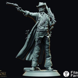 Royce The Gunslinger - The Abyss Gazes Also - Highly Detailed Resin 3D Printed Miniature