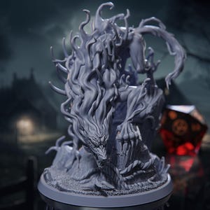 The Dread Wolf - Harvest of Dread - Highly Detailed Resin 8k 3D Printed Miniature