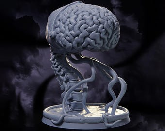Elder Brain - Nightmares of the Far Realm - Highly Detailed Resin 8k 3D Printed Miniature