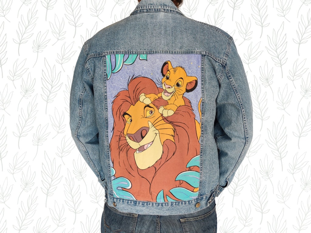Lion king denim jacket sale