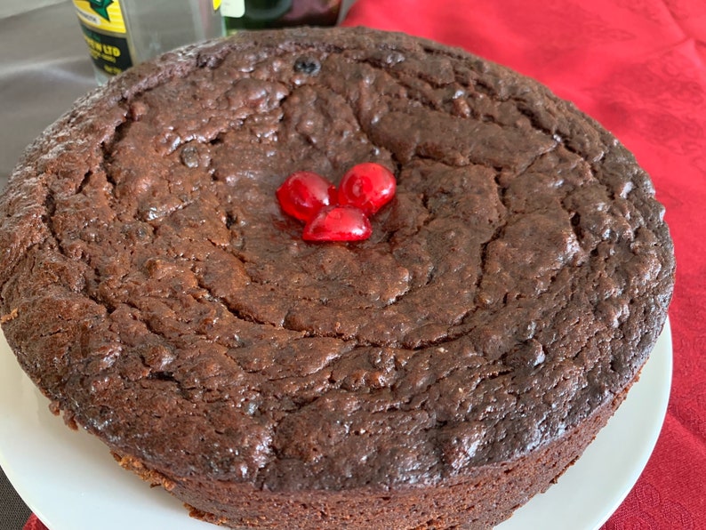 Jamaican Rum Cake Jamaican Fruit Cake 9 Inch Made to Order Etsy