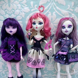 Monster High Dolls for Collectors, OOAK Repaints, Playing - Elissabat, C.A. Cupid and Catrine de Mew
