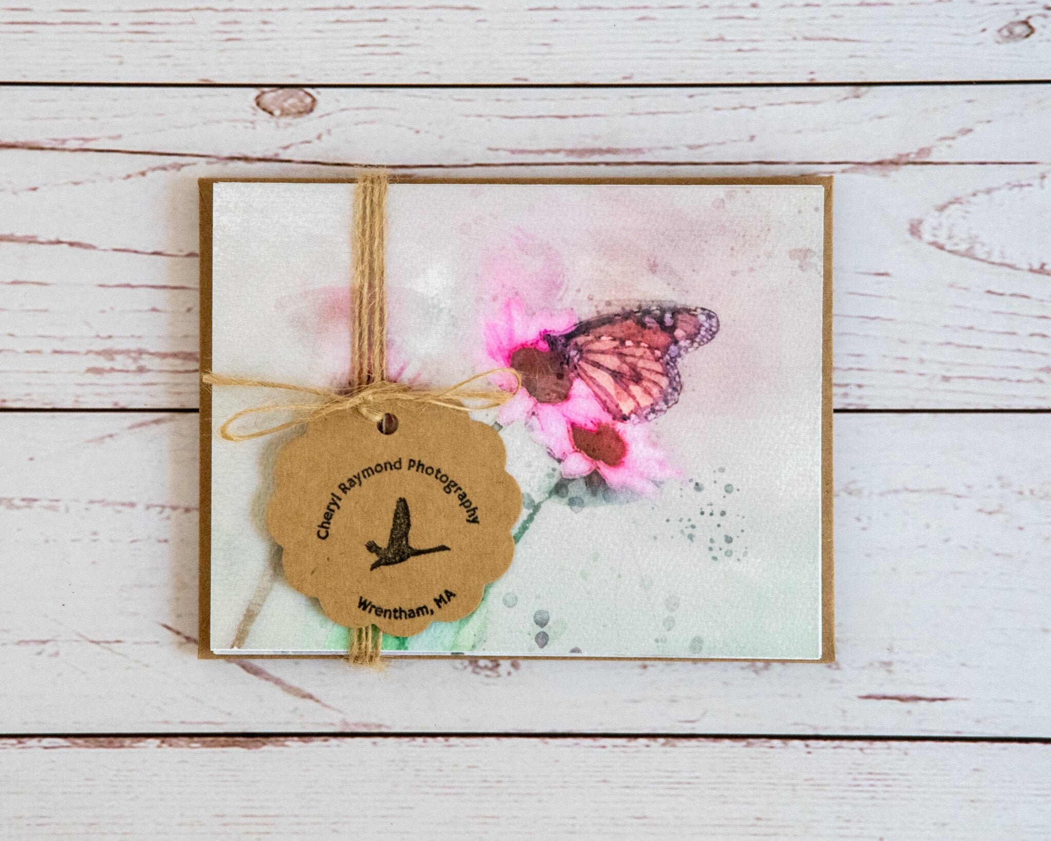 Coneflower Card Set. Butterfly Card Set. Blank Folded Note Cards. Eco ...