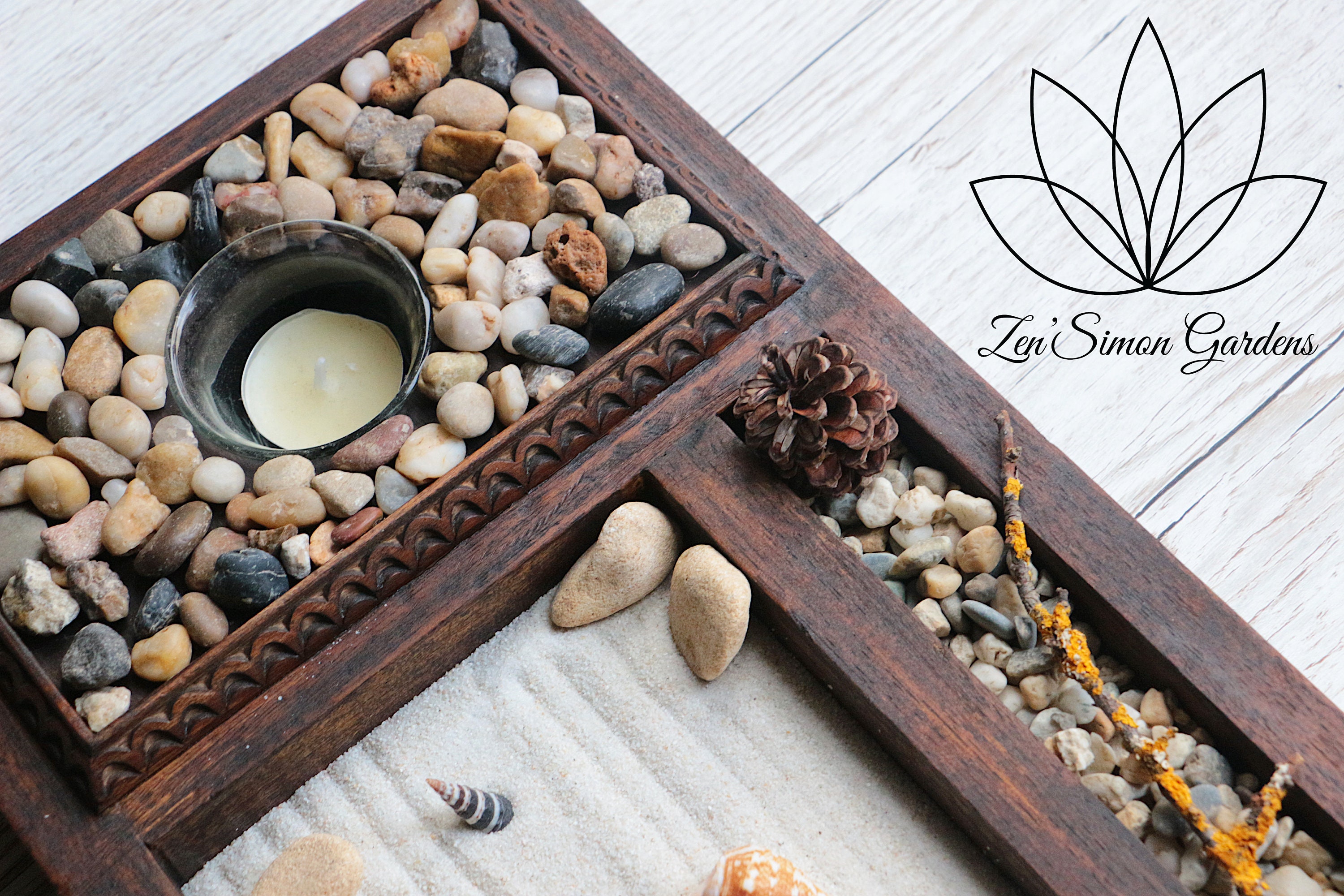 Zen Garten Miniatur für Wohnkultur. Zubehör Enthalten Etsy