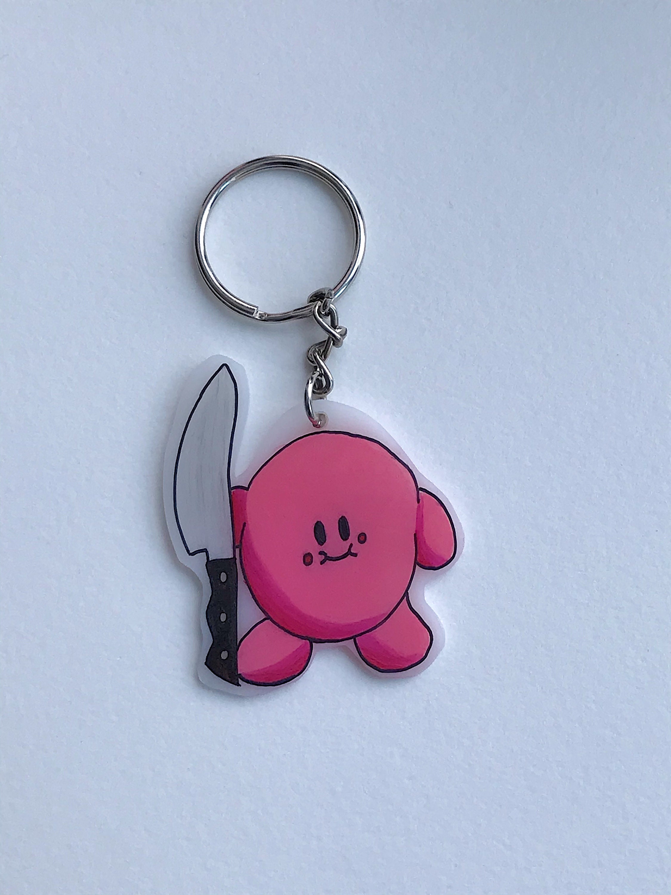 Kirby keychain Meme keychain Etsy