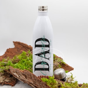 Thermos bottle 750/drinking bottle/school bottle/stainless steel bottle/water bottle with desired motif and name, personalized, individually designed