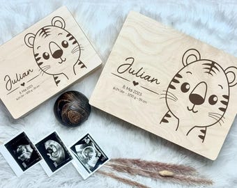 Baby memory box, memory box, baby memory box, birth gift, baby gift birth, baby, wooden box, storage box