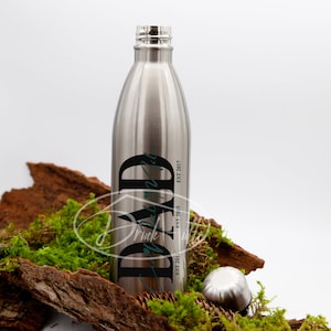 Thermos bottle 750/drinking bottle/school bottle/stainless steel bottle/water bottle with desired motif and name, personalized, individually designed