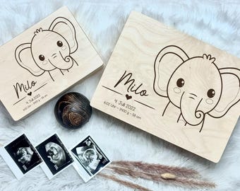 Baby memory box, memory box, baby memory box, birth gift, baby gift birth, baby, wooden box, storage box