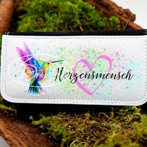Geldbeutel Frauen / Damen MAXI personalisiert, Portemonnaie für Damen, individuell gestaltet mit Motiv + Namen oder eigenem Bild