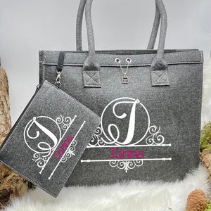 Felt bag with desired motif/ individually personalized/ MOM/ mom / grandma / beautiful gift the woman / educator / teacher or for herself