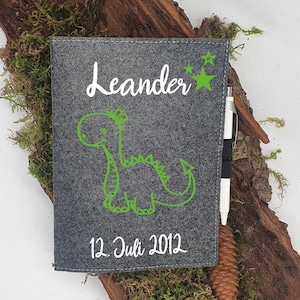 Personalisierte U-Heft-Hülle, Untersuchungsheft Personalisierte Filz Buchhülle, Filzhülle, Geschenkidee, Größe A5, personalisiertes Geschenk