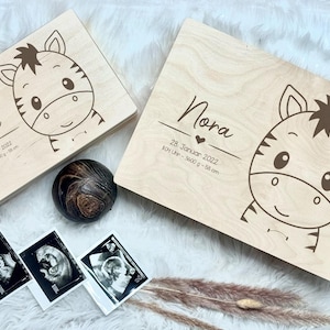 Caja de recuerdos para bebés, caja de recuerdos, caja de recuerdos para bebés, regalo de nacimiento, regalo de nacimiento para bebés, bebé, caja de madera, caja de almacenamiento