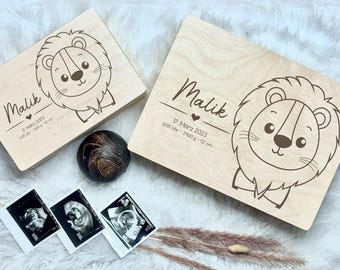 Baby memory box, memory box, baby memory box, birth gift, baby gift birth, baby, wooden box, storage box