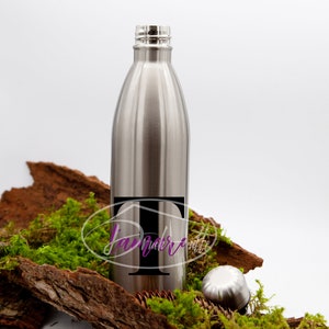 Thermos bottle 750/drinking bottle/school bottle/stainless steel bottle/water bottle with desired motif and name, personalized, individually designed