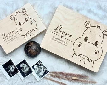 Baby memory box, memory box, baby memory box, birth gift, baby gift birth, baby, wooden box, storage box