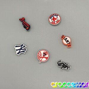 baseball croc charms