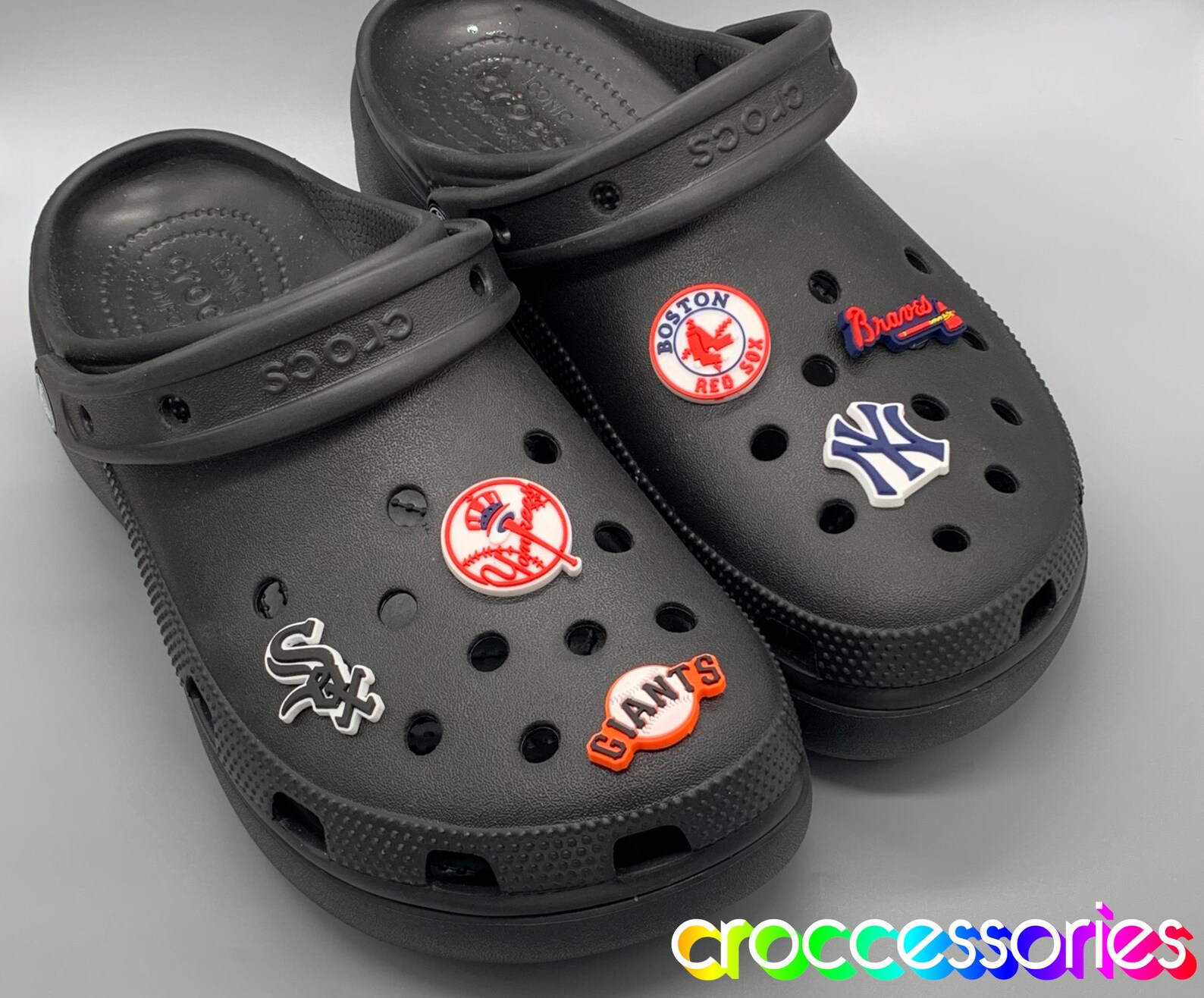 baseball croc charms