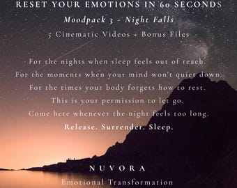 5 Sleep Videos for Anxiety, Deep Rest Cinematic Download, Insomnia Relief Gift for Women, Calm Night Routine
