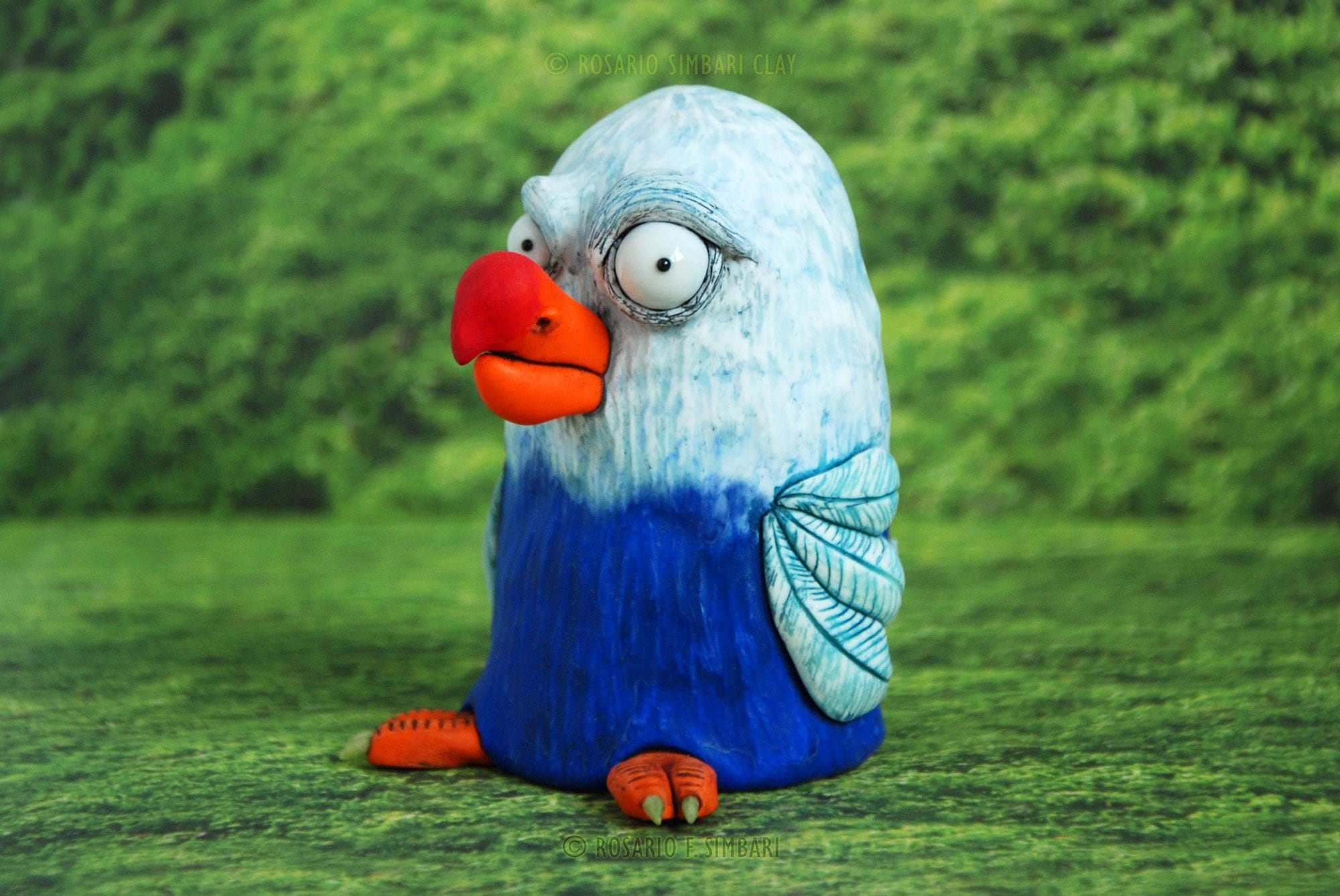 置物 dododo123 Custom Dodo Bird Sculpture, Creepy Cute Weird OOAK Fantasy Art