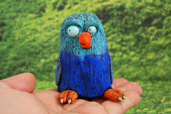 Custom Dodo Bird Weird Creepy Cute Figurine. Desk Decoration