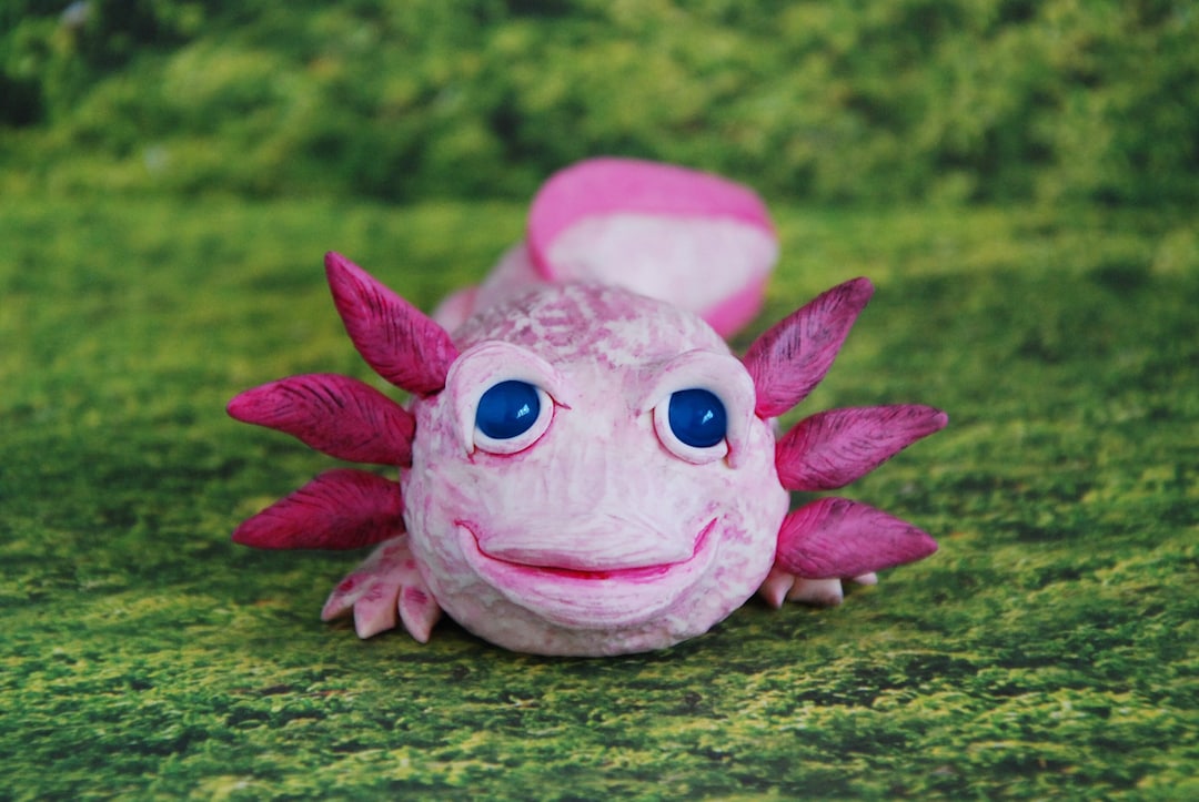 Custom Axolotl Weird Funny Cute Figurine. Bookshelf Decor Original ...