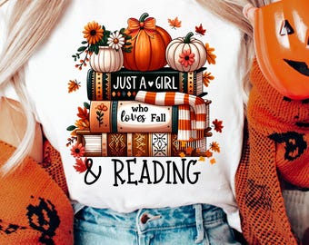 Fall Book Lover T-Shirt: Cozy Autumn Reading Apparel