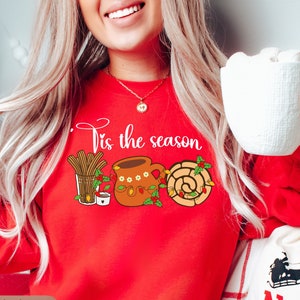 Las Calorias no Cuentan, Felices Fiestas Sweatshirt, Mexican Christmas sweatshirt, Concha sweatshirt, Tamale sWEATER, Christmas Crew 2023