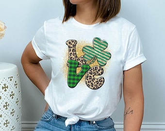 St Patrick's Day Love Shirt, Women's St. Patty's Tee
