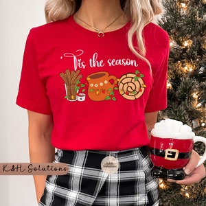 Feliz Navidad Sweater, Felices Fiestas Shirt, Mexican Christmas sweatshirt, Concha sweatshirt, Tamale SHIRT, Spanish Ugly Christmas Sweater