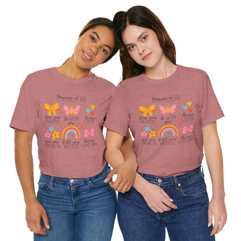 Faith-Inspired Tee, Inspirational Quote T-Shirt, Butterfly Art Shirt, Christian Gift, Everyday Wear, Uplifting Apparel image 8