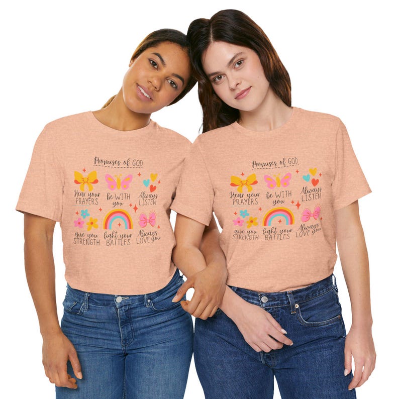 Faith-Inspired Tee, Inspirational Quote T-Shirt, Butterfly Art Shirt, Christian Gift, Everyday Wear, Uplifting Apparel image 9