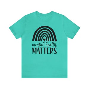Mental Health Matters, Counselor, Mental Health Shirt, School Counselor Shirt, Rainbow Counseling shirt