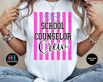 School Counselor Crew Shirt, School Counselor Gift, Counseling Team Shirt, School Counseling Week Tee, Counselor Apparel