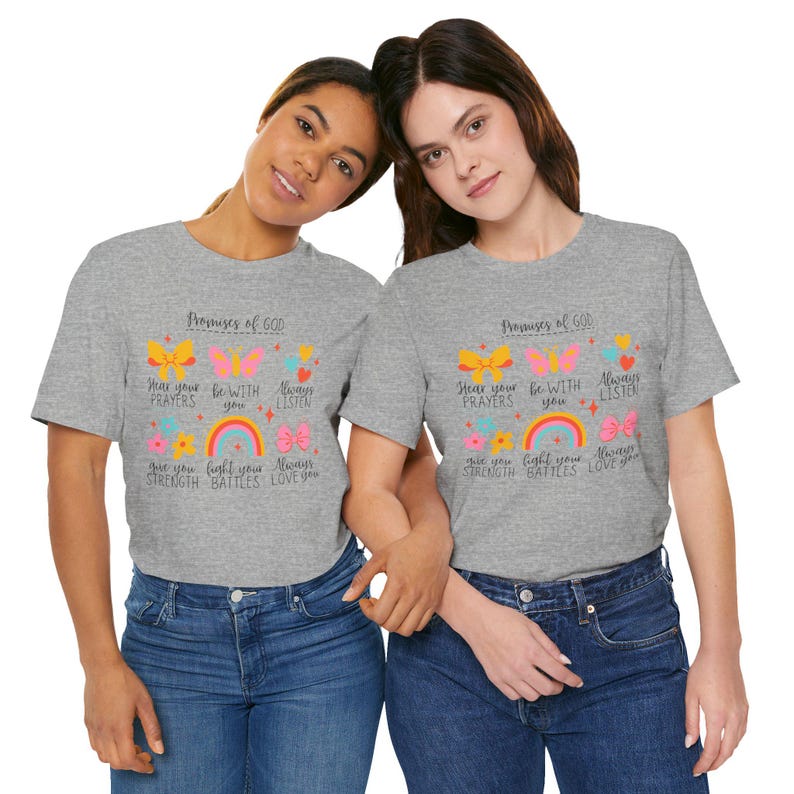 Faith-Inspired Tee, Inspirational Quote T-Shirt, Butterfly Art Shirt, Christian Gift, Everyday Wear, Uplifting Apparel image 10