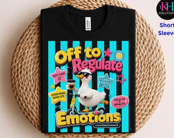 Off to Regulate Emotions Shirt, School Counselor Tee, Therapist Shirt, Emotional Regulation Shirt, Mental Health Counselor Gift