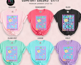 Happy To See Your Face Shirt, Teacher Crew Tee, Custom School Staff Shirt, Counselor Gift