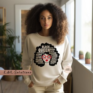 Black Queen History Month, Black, Proud, Educated, Afro Vibes, Black History Month