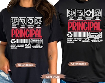 Principal Shirt, School Leader Tee, Educational Visionary Shirt, Student Advocate Gift, Leadership Mentor Apparel