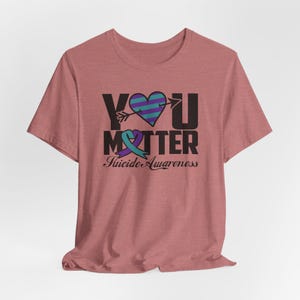 Suicide Awareness Shirt, Mental Health Shirt, Therapist shirt, Psychologist Shirt, Suicide Awareness Gift, Suicide Prevention, Counselor Tee