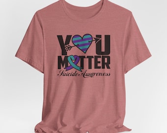 Camiseta de concientización sobre el suicidio, camiseta de salud mental, camiseta de terapeuta, camiseta de psicólogo, regalo de concientización sobre el suicidio, prevención del suicidio, camiseta de consejero